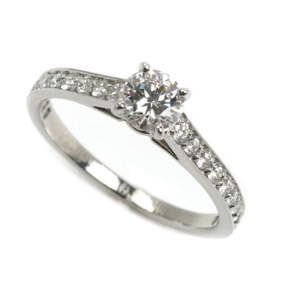 CARTIER Platinum Diamond 1895 Ring - Picture 1 of 8